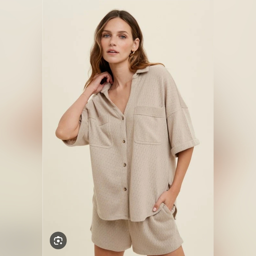 Wishlist Cool and Comfy Textured Knit Two Piece Set